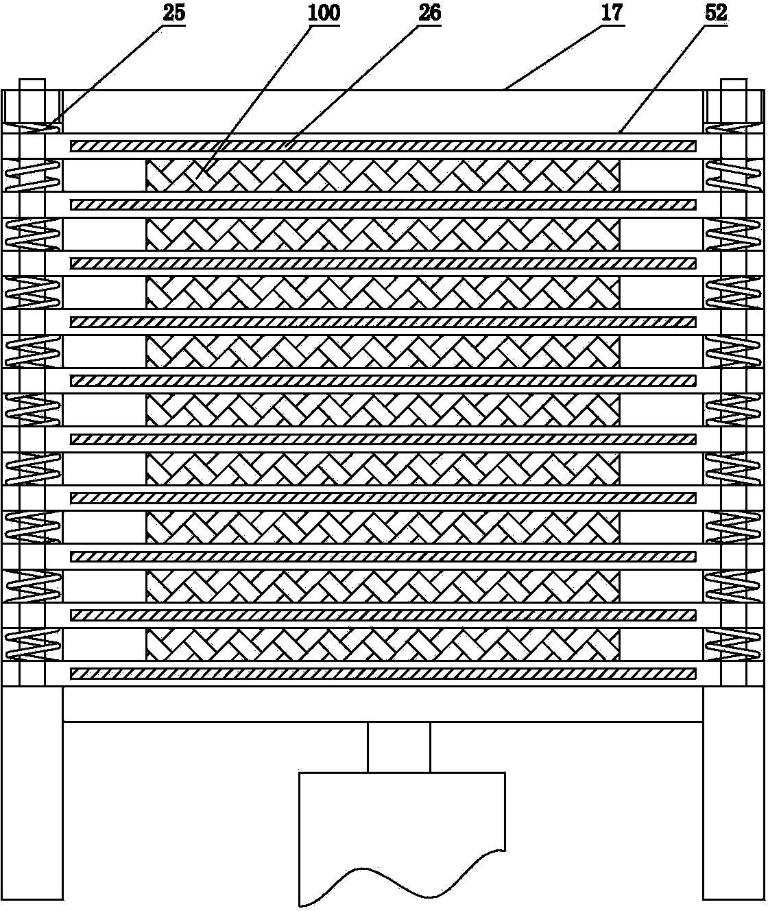 High-density environment-friendly regenerated fibre board and production method thereof