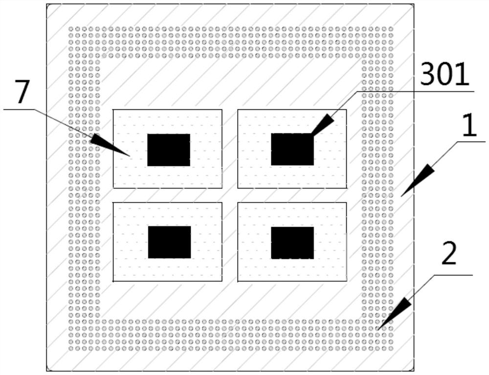 Ceramic-based double-sided RDL 3D packaging method and structure