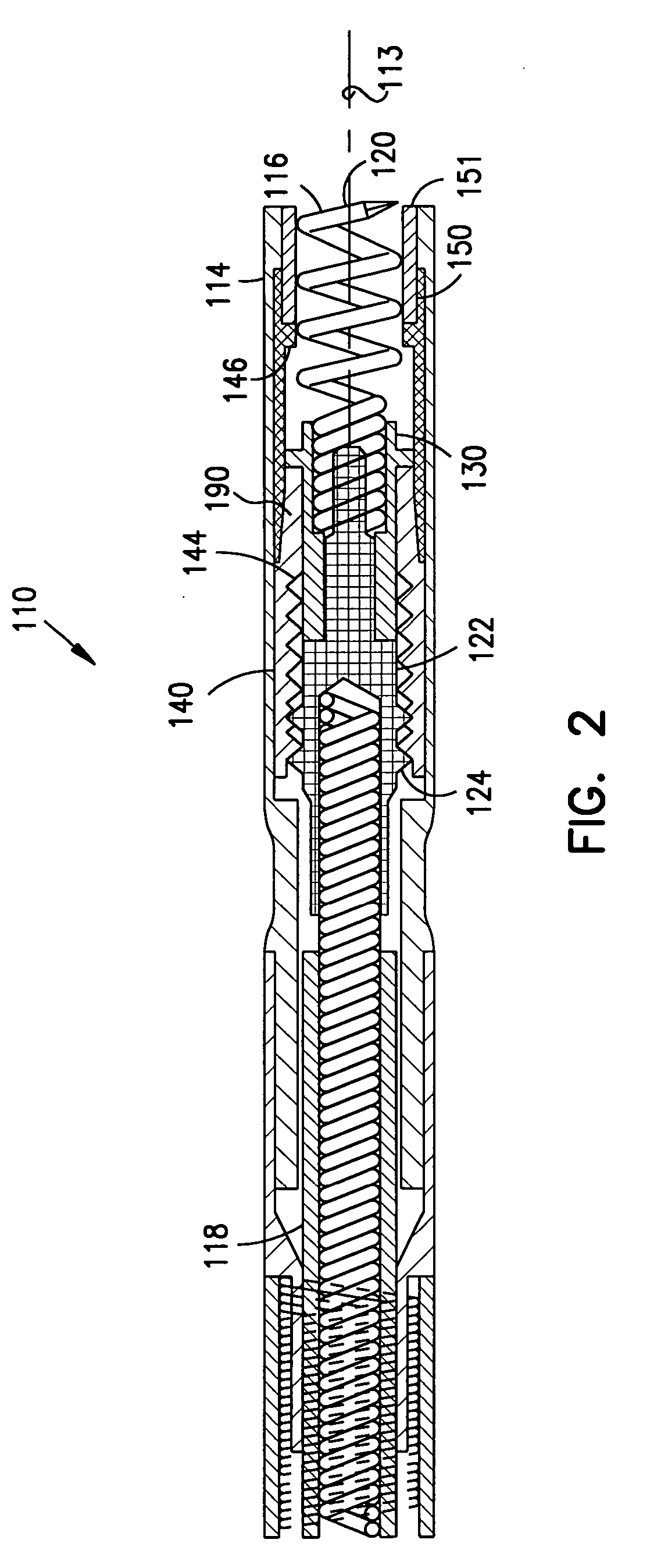 Extendable and retractable lead having a snap-fit terminal connector