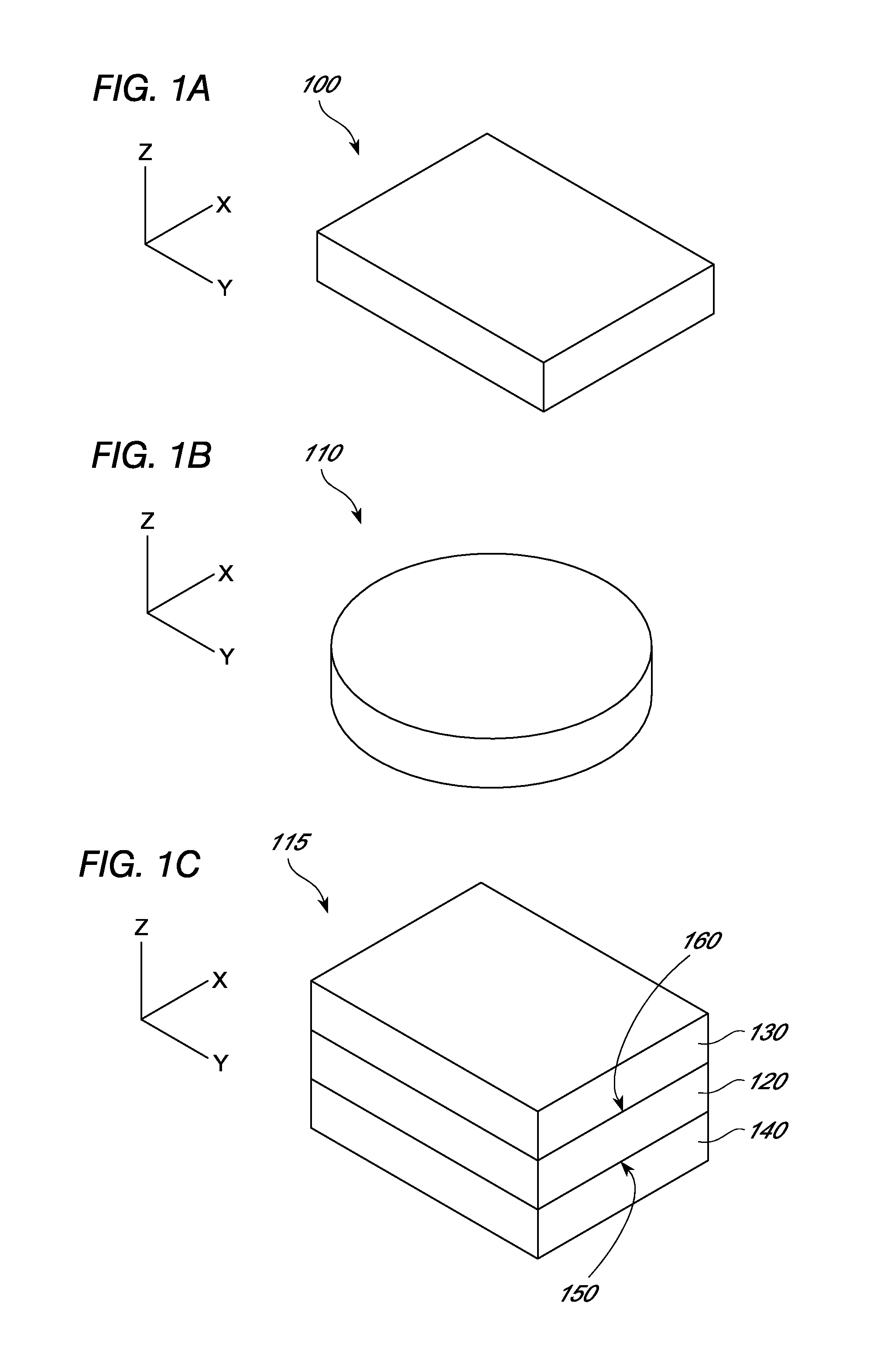 Emissive ceramic materials having a dopant concentration gradient and methods of making and using the same