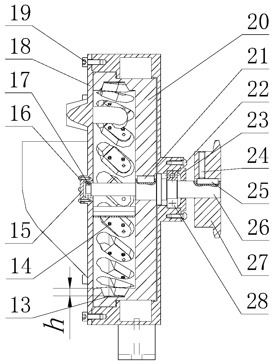 Internal inflation suction type high-speed precision seed metering device