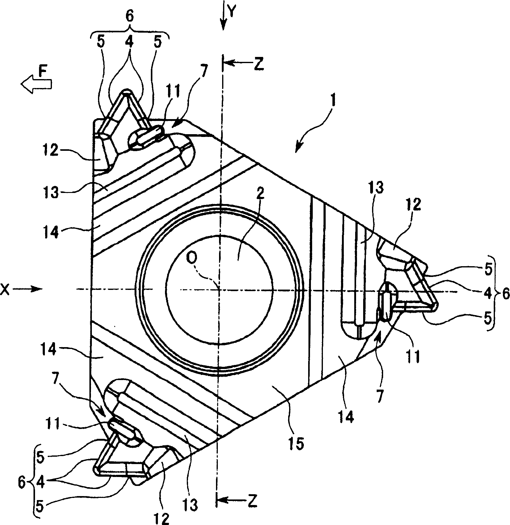 Thread cutting insert