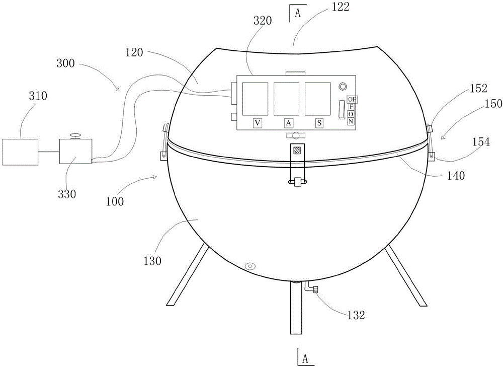Fish state monitoring device capable of achieving multi-angle thunderstrike