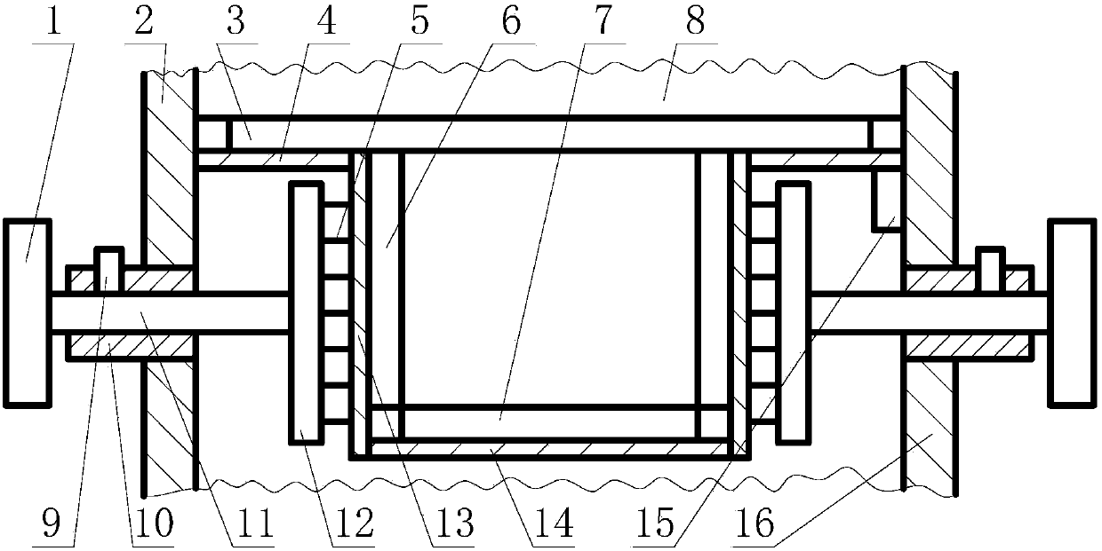 A wind-driven wire feeding device for a cigarette machine with a multi-faceted filter