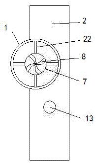 Sampling and homogenizing device used for meat products and aquatic products