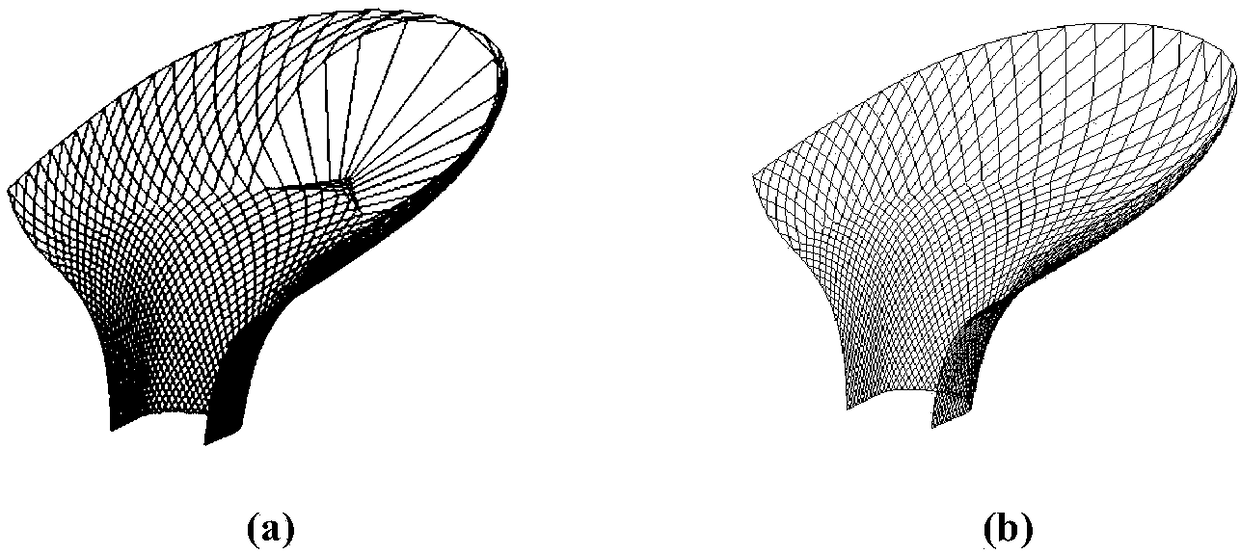 A multi-curved surface building mesh generation method based on discretization