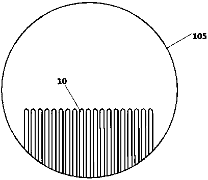 A kind of steam generator with radial change of connecting pipe density and preparation method of health care product thereof