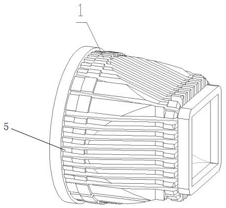 A manufacturing method of a round-to-square complex inner cavity structure