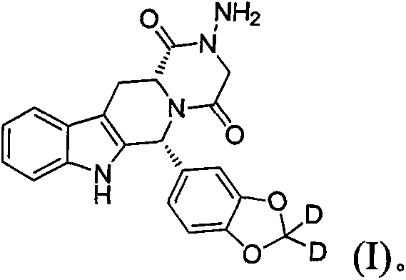 New 5-type phosphodiesterase inhibitor and application thereof