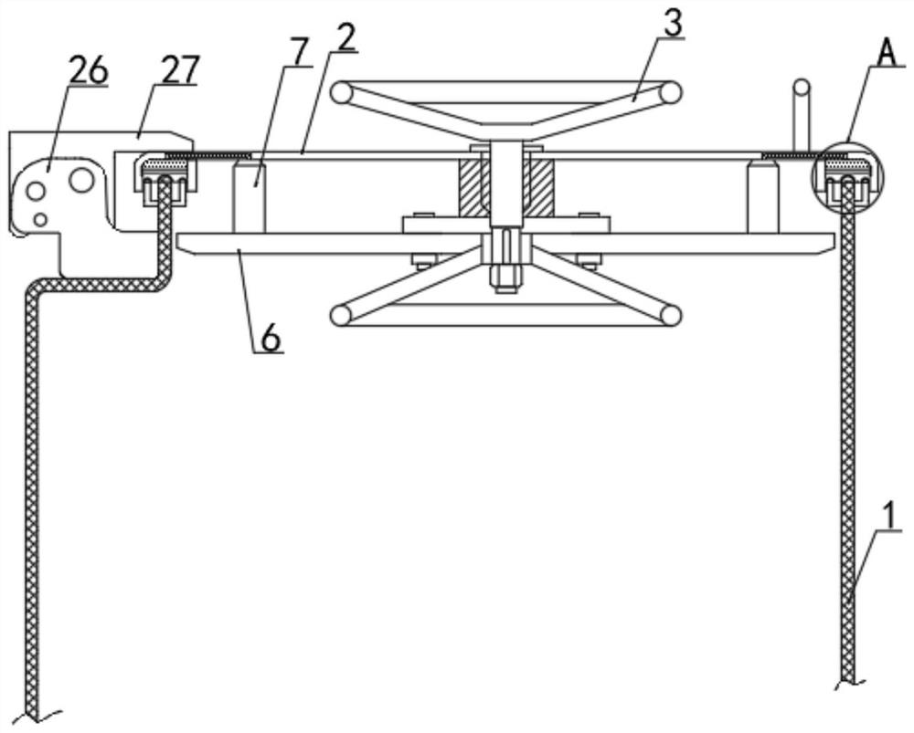A hatch cover pressure adjustable sealing device