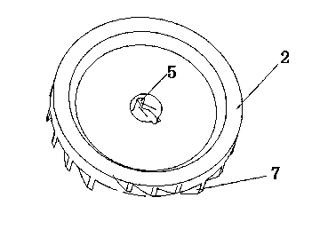 Disc-shaped vortex air energy generator