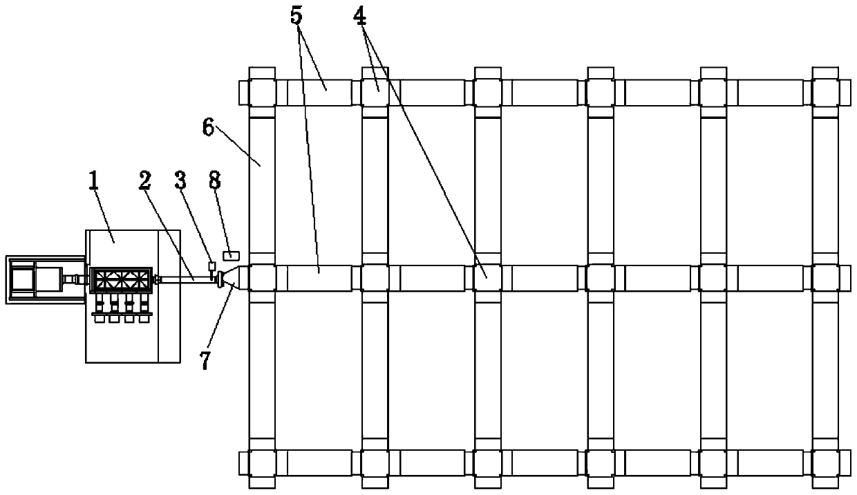 Coal and gas outburst dynamic disaster-induced visual physical simulation test system