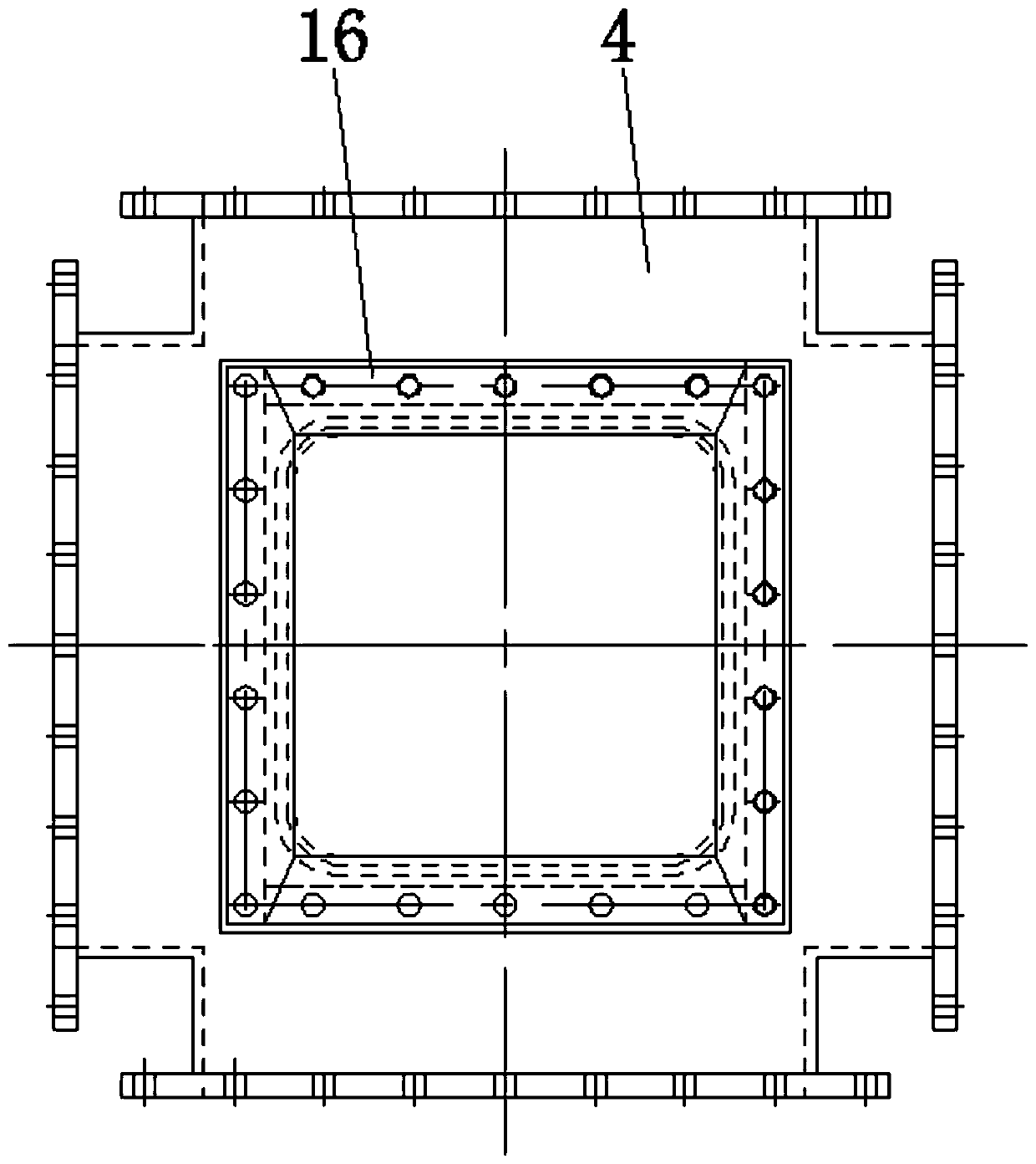 Coal and gas outburst dynamic disaster-induced visual physical simulation test system