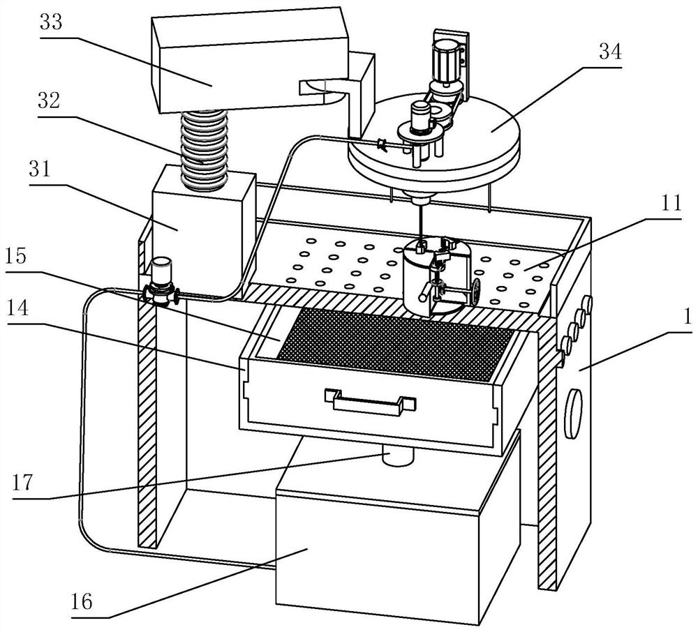 Grinding and polishing device and process for denture processing