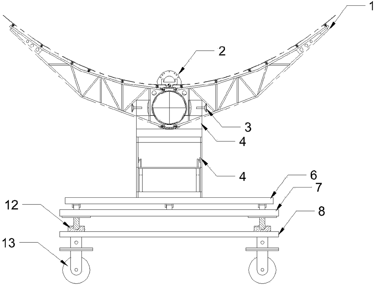 Light field unit module transport installation vehicle application