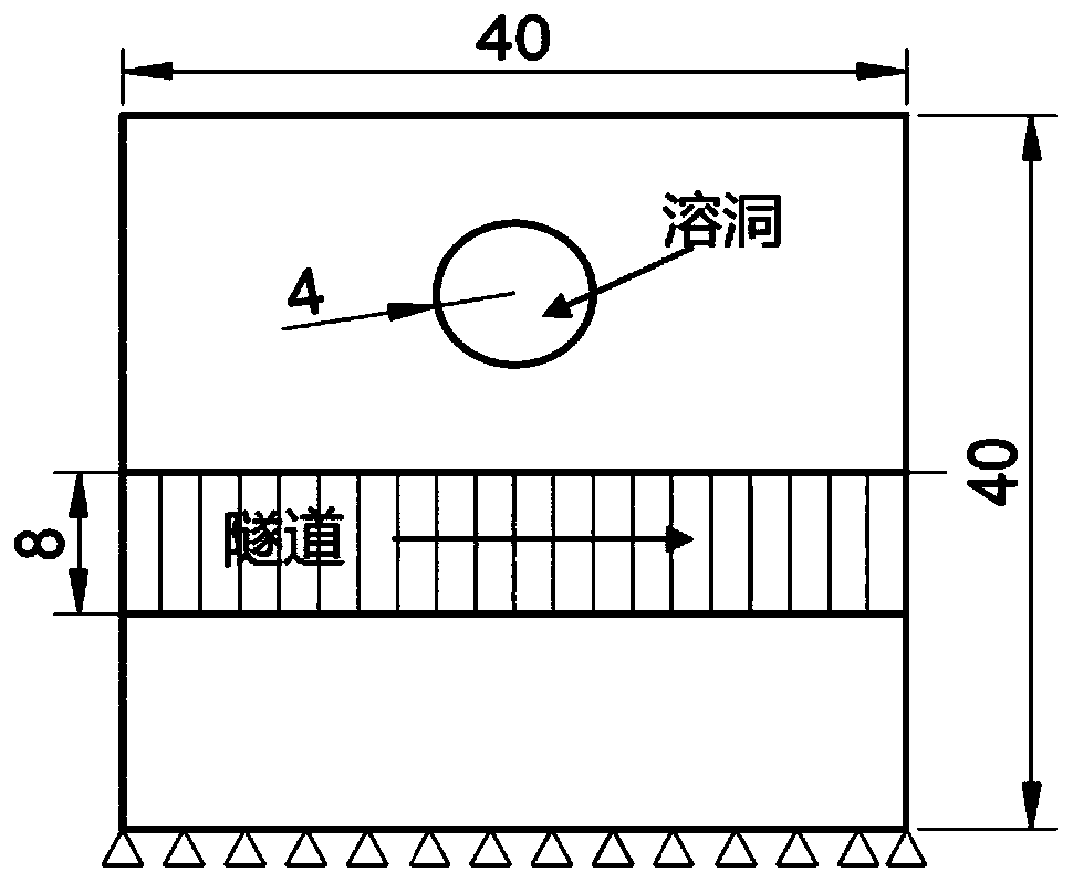 Near-field dynamics method and system for tunnel rock mass damage inrush water catastrophe simulation