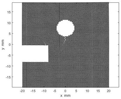 Near-field dynamics method and system for tunnel rock mass damage inrush water catastrophe simulation