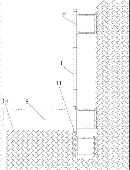Auxiliary system for interlocking segment large-area paving and achieving method of auxiliary system