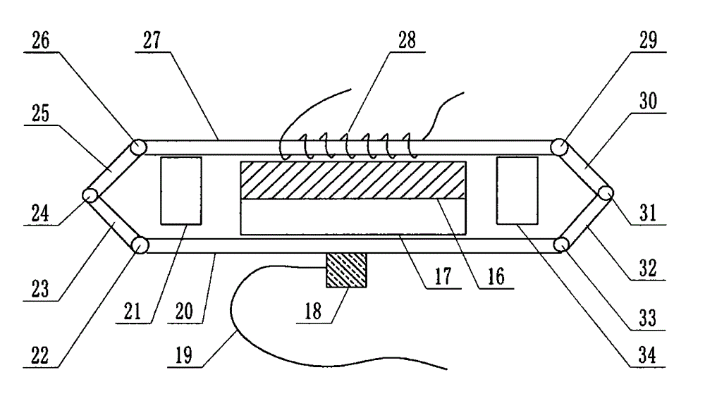 Easily-detachable subtype swine influenza multichannel detection apparatus containing electromagnetic auxiliary member