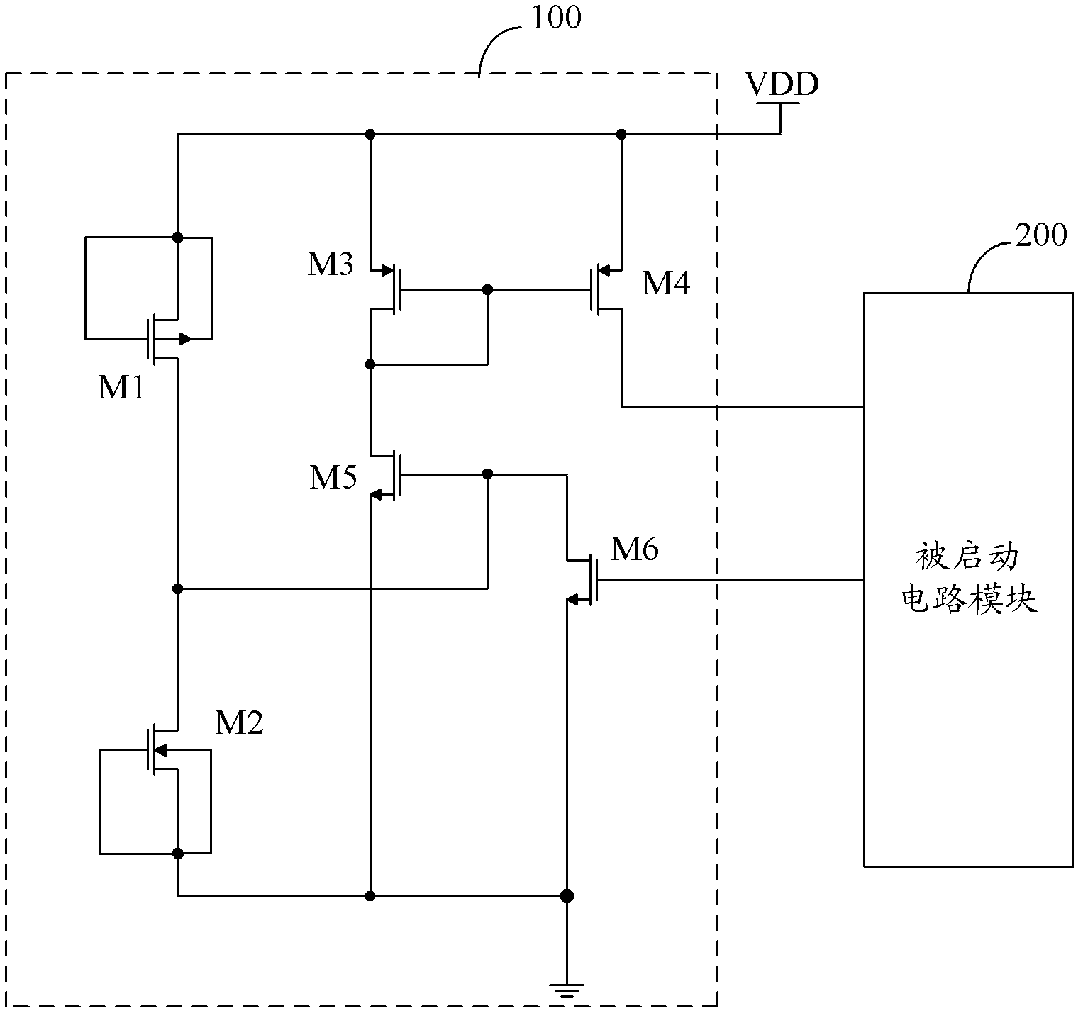 Starting circuit and current source with same