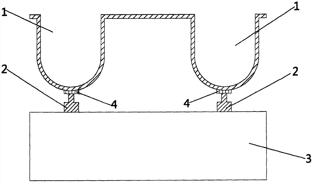 Double magnetic vibration polishing machine and method