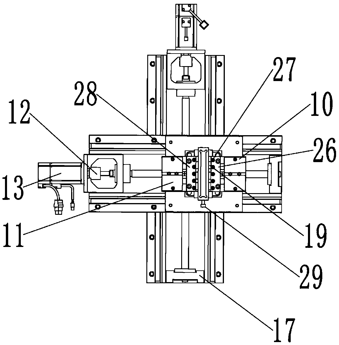 Stamping steel font automatic deployment coding system