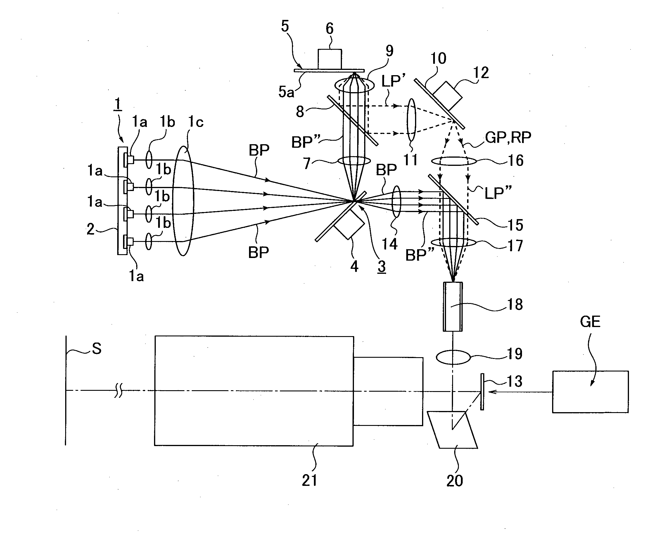 Light source device and projector using the same