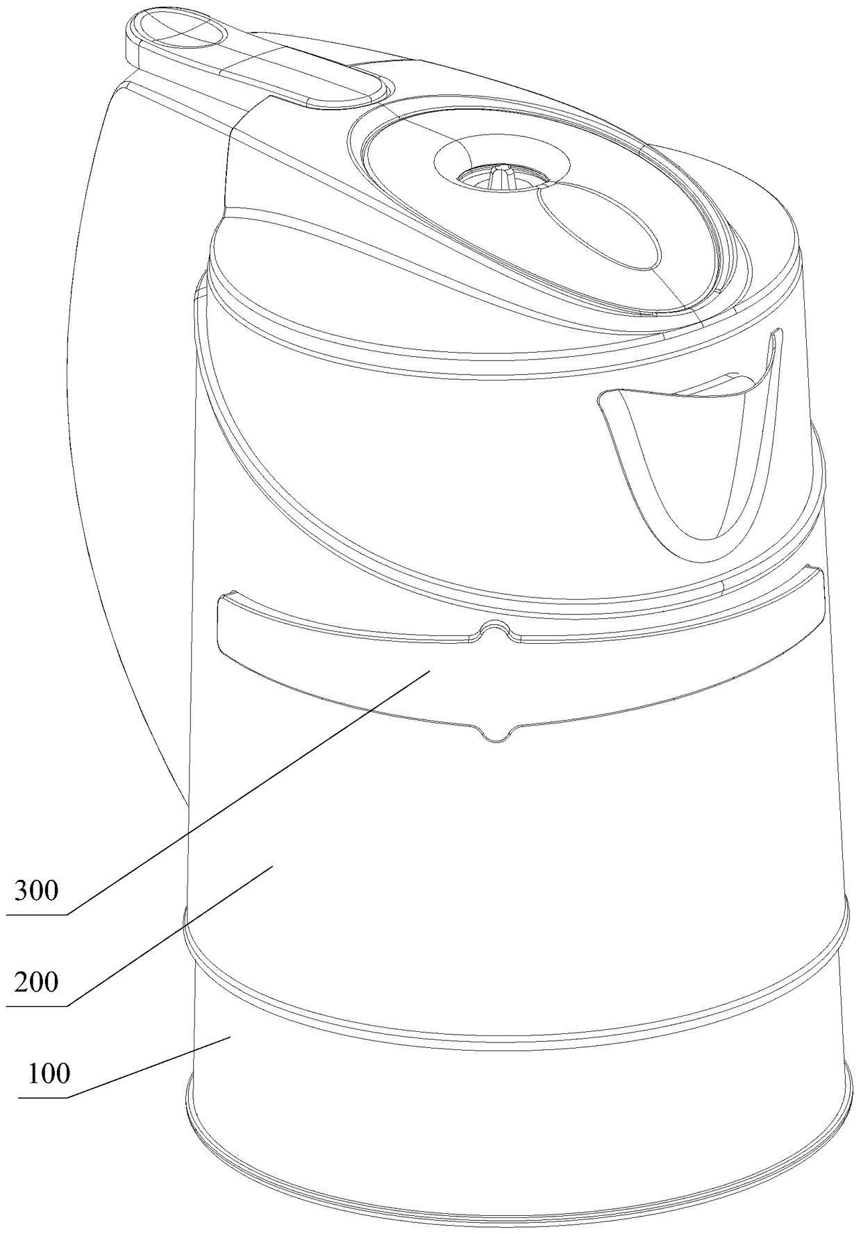 Boiling galls and drinking equipment