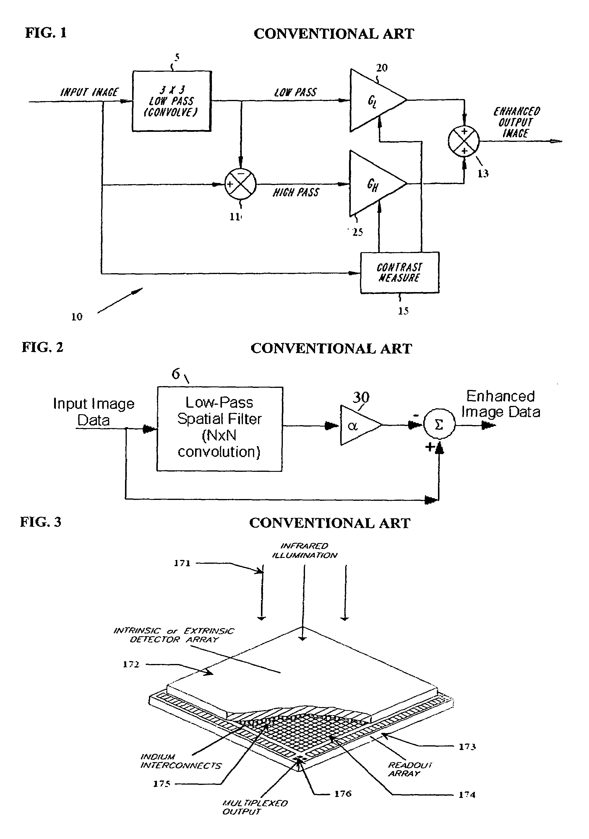 Sensor apparatus and method for low-frequency scene suppression and fixed pattern noise suppression