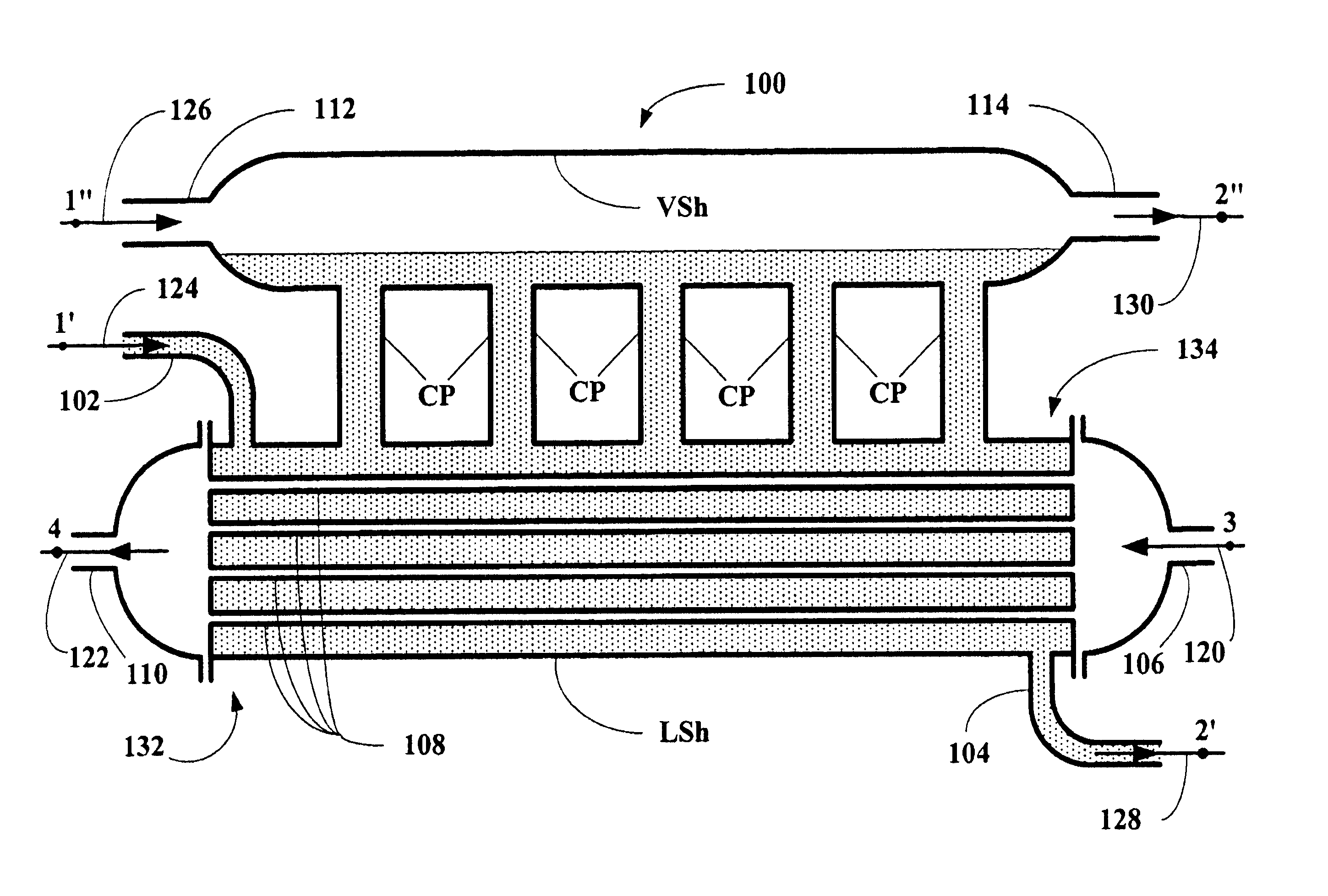Process and apparatus for boiling and vaporizing multi-component fluids