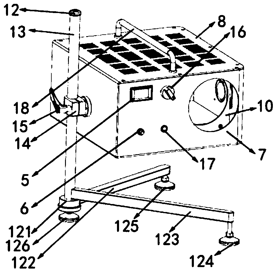 Remote sensor gas detection system used in horizontal or vertical direction