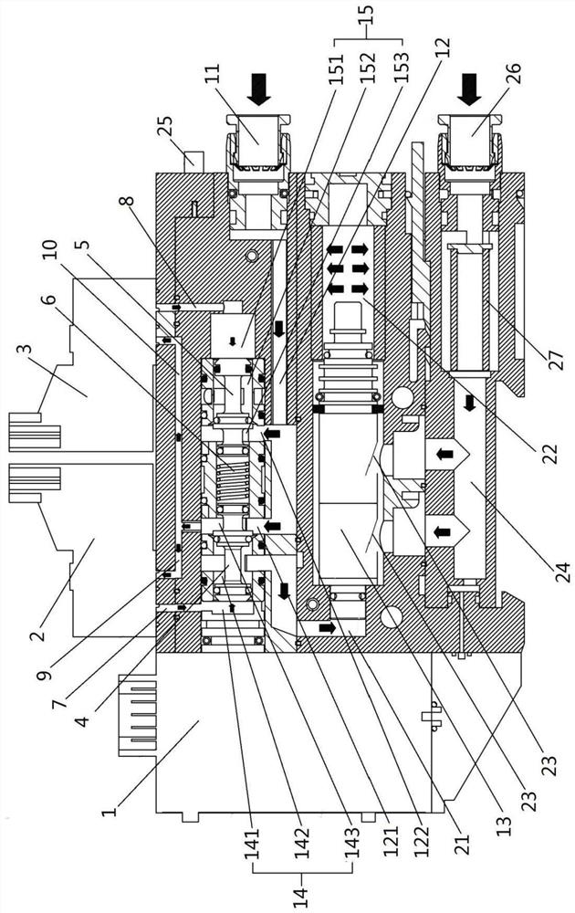 Integrated type vacuum generator and using method