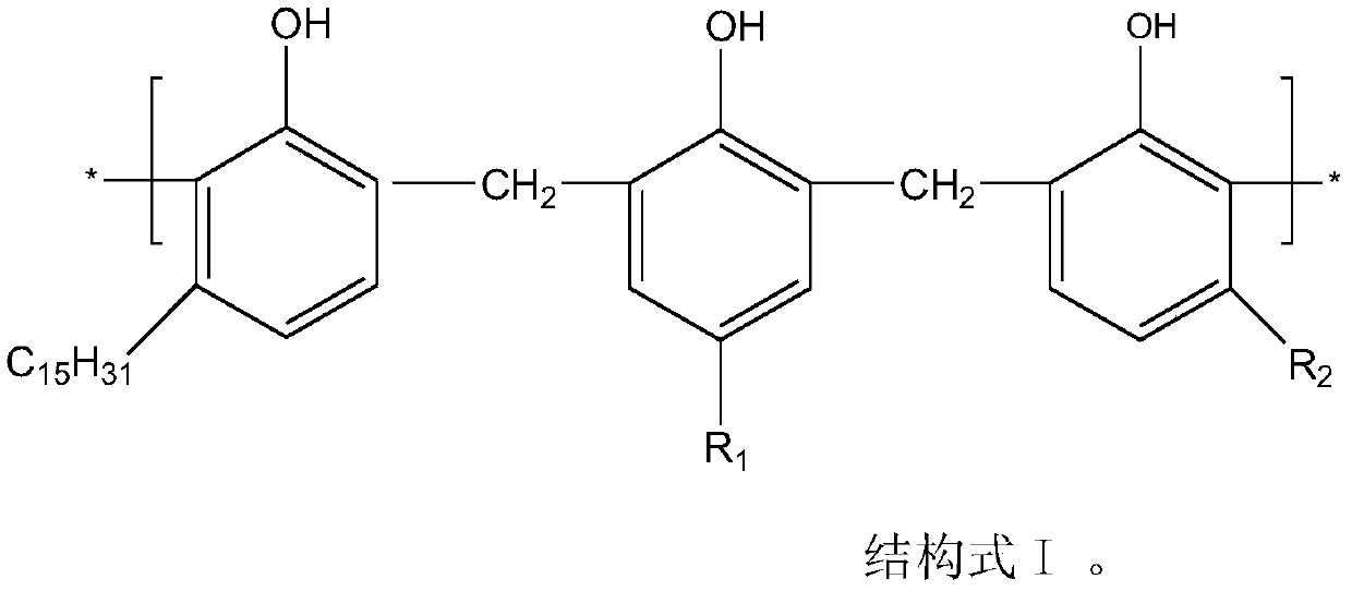 3-pentadecyl-phenol phenolic resin as well as preparation method and application thereof