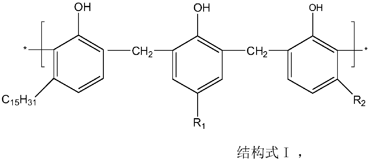 3-pentadecyl-phenol phenolic resin as well as preparation method and application thereof