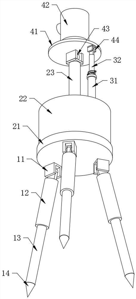 Working distance measuring device based on agricultural data processing