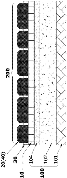 Semi-flexible structure permeable street and pavement method thereof