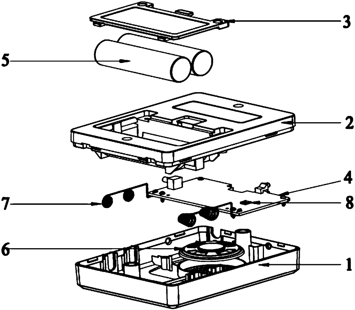 Safety belt alarming device for detecting bus state and realizing method thereof