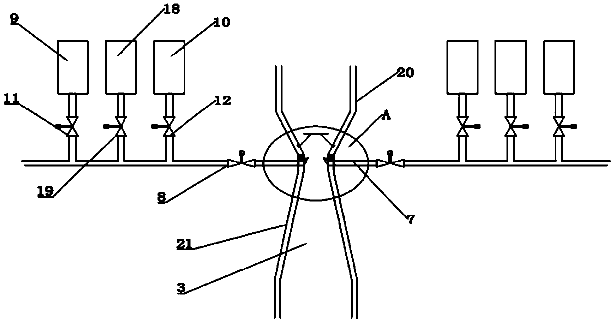 Venturi with multi-concentration control and its control method