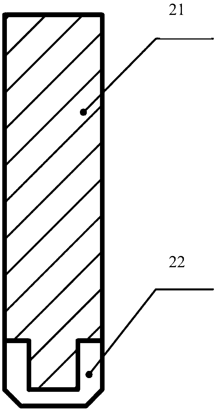 Flexible scraper device and selective laser melting powder laying device