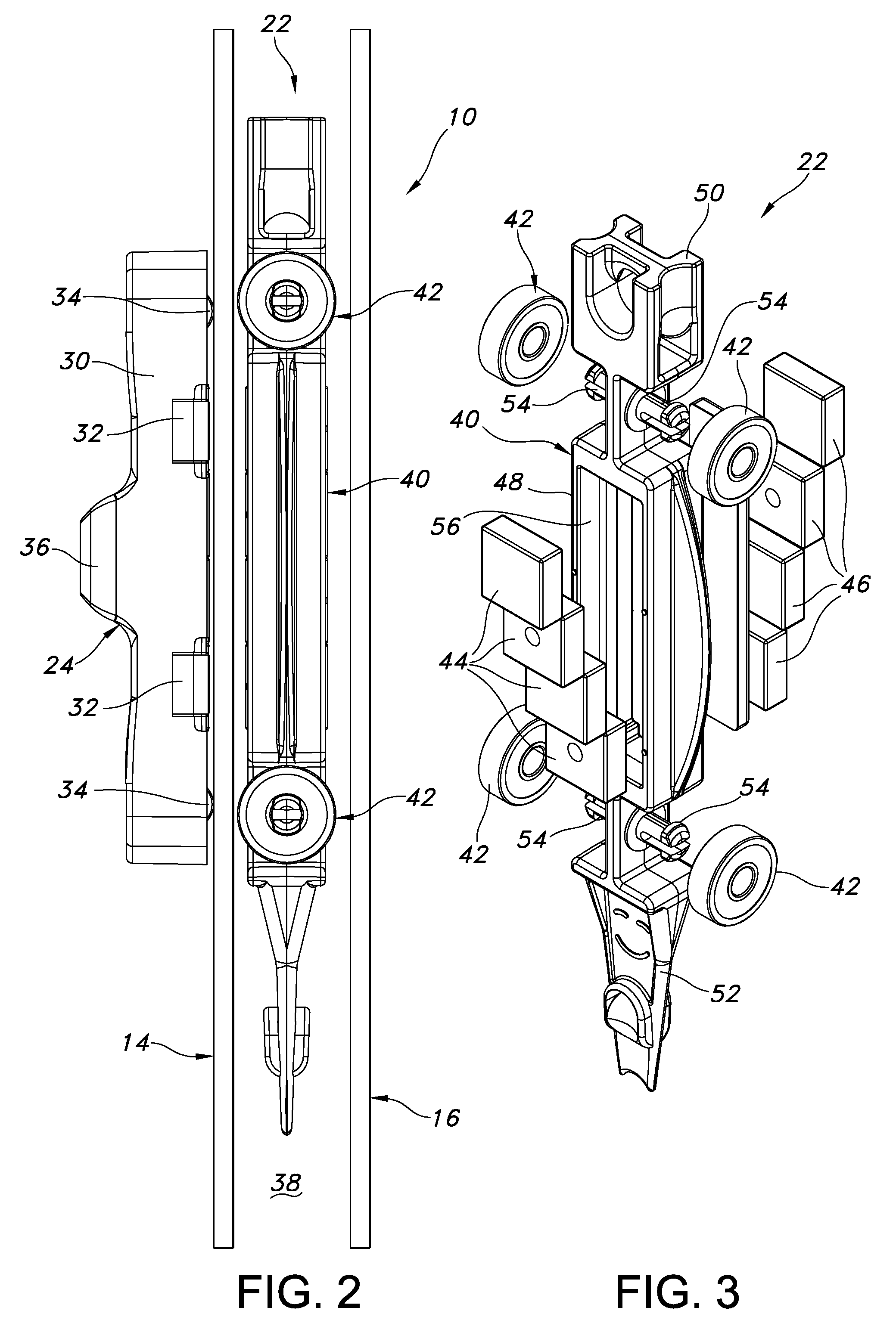 Operator for insulated glass accessory