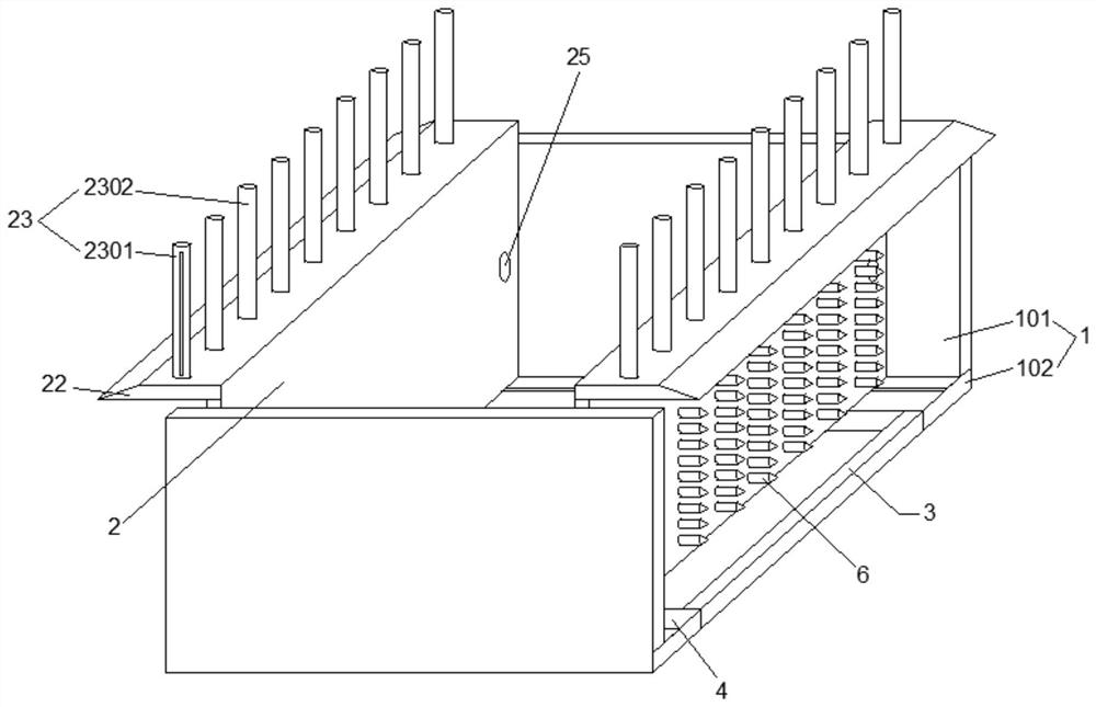 Foundation pit protection device for highway engineering