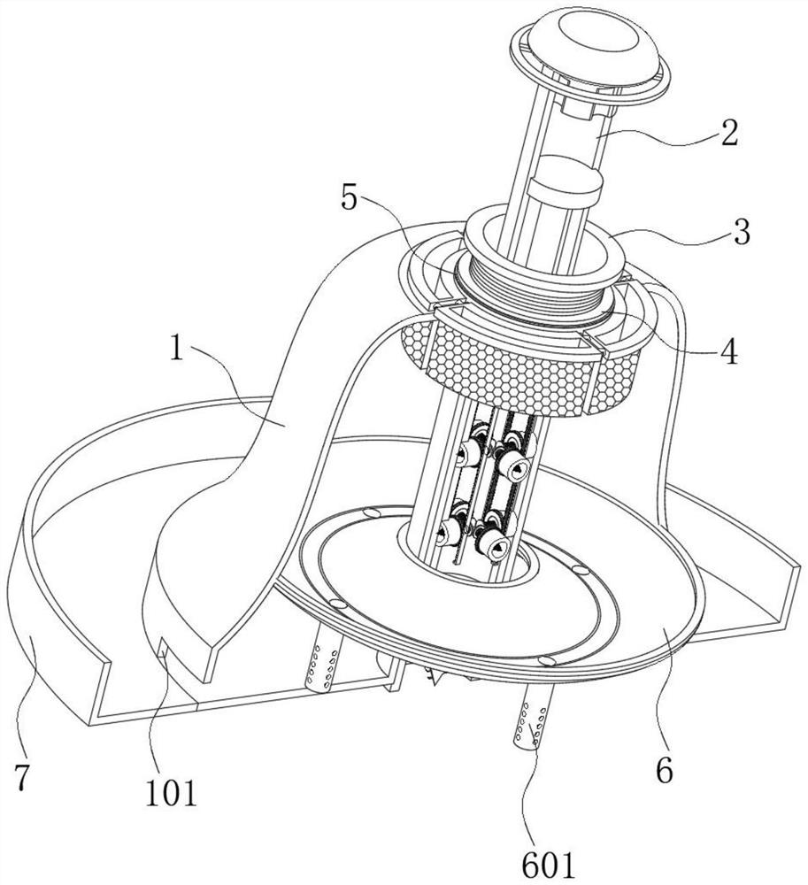 Fixed-point automatic water replenishing device for cattle stocking