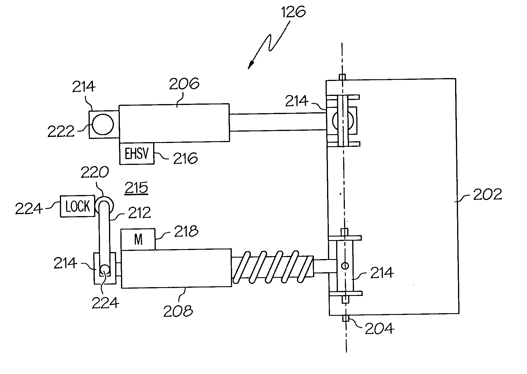 Flight control surface actuation system with redundantly configured and lockable actuator assemblies