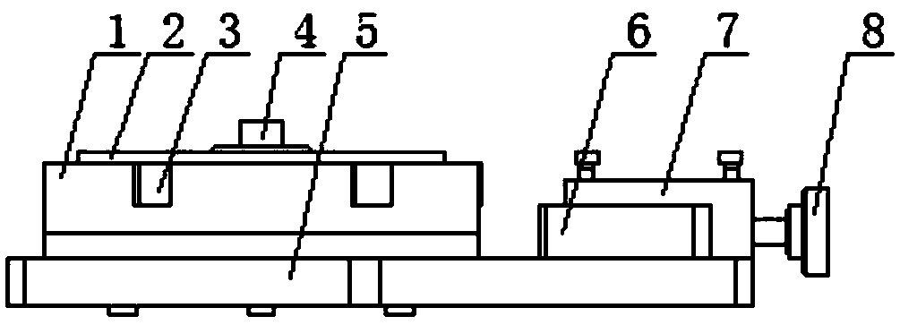 Machine case special locating and installing equipment with deviation prevention function