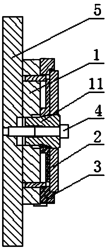 Machine case special locating and installing equipment with deviation prevention function