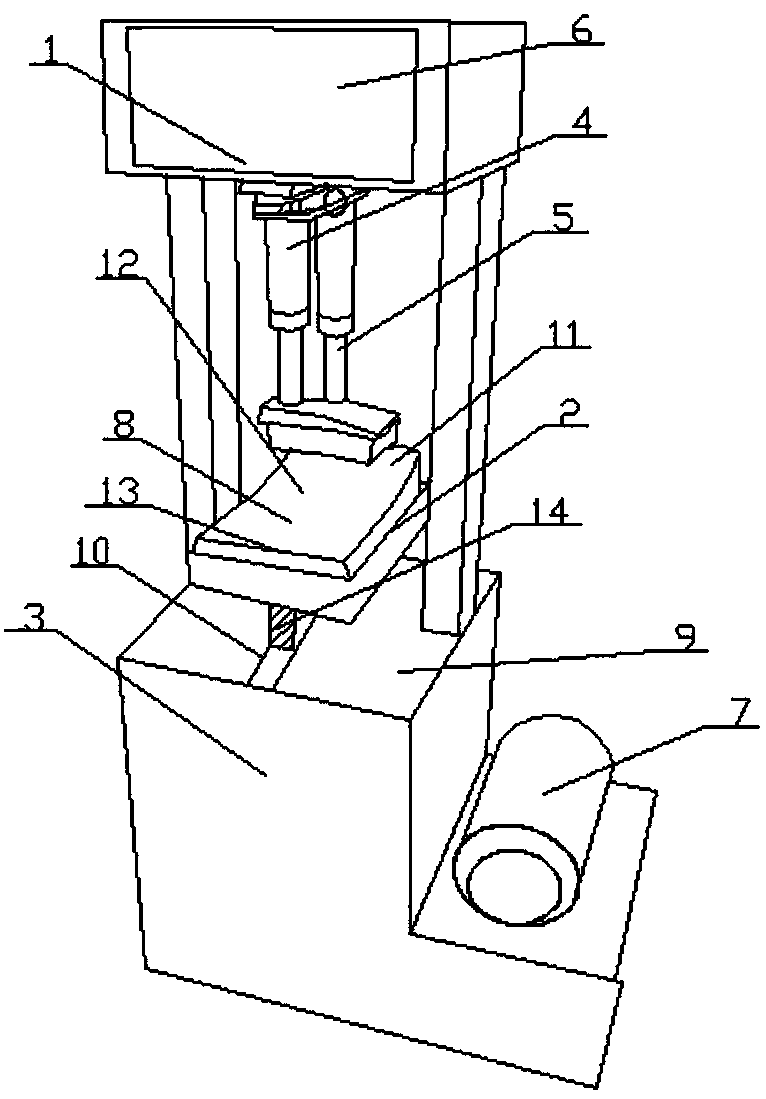 Automatic hydraulic side pressing table machine