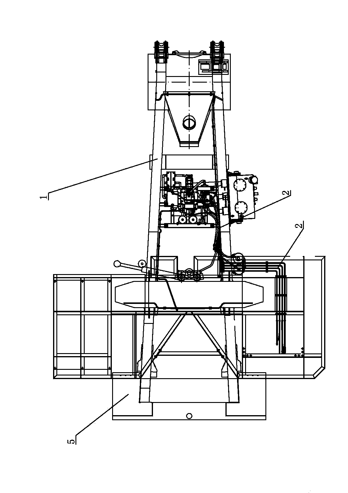 Dump truck assembling technology for electric wheel