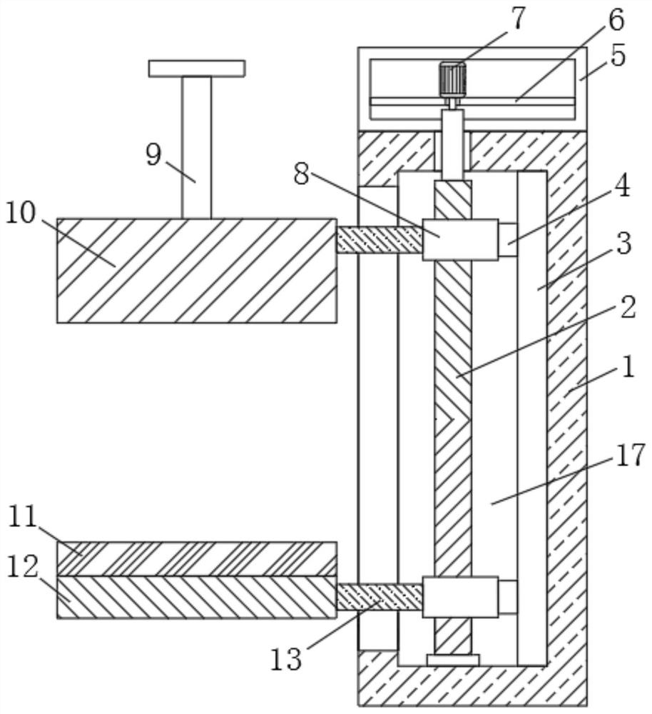 Clamping device for financial bills