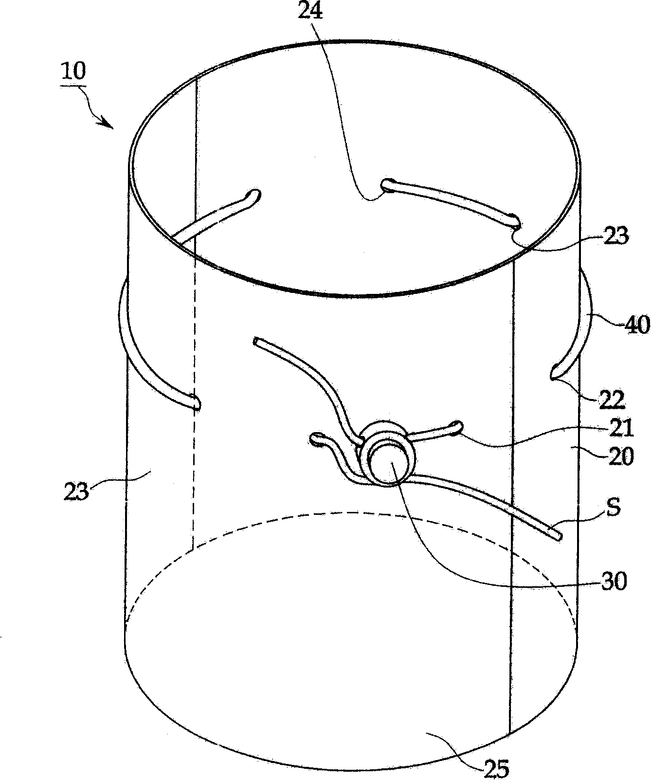 Supporting apparatus for flower arrangement