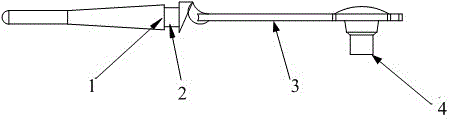 Rubber rod with charging port rubber plug